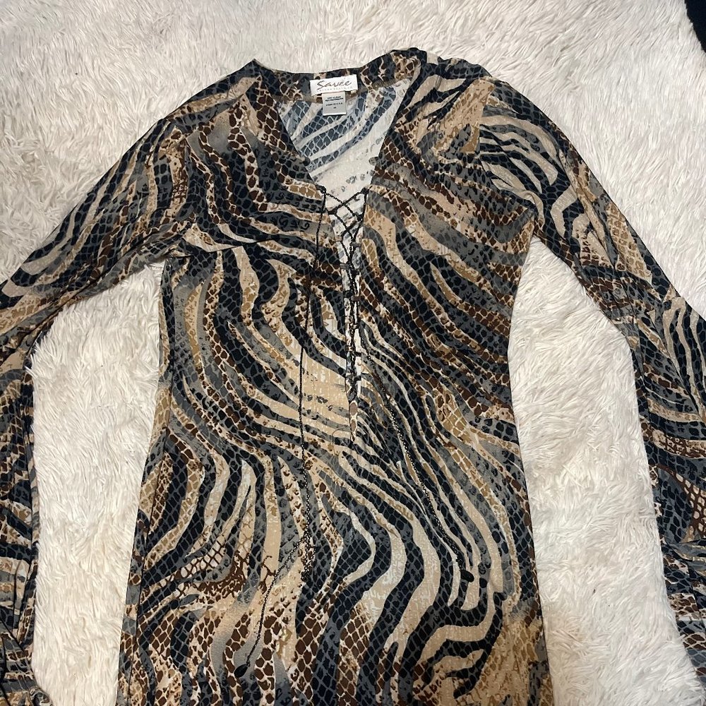 ANIMAL PRINT DRESS